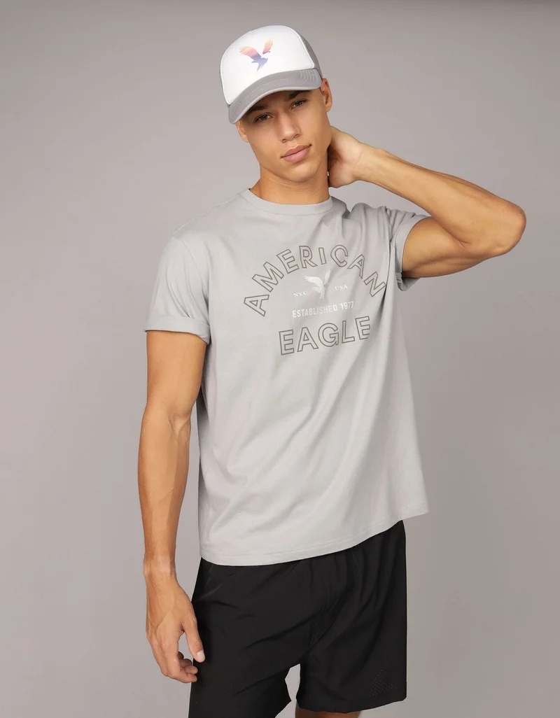 امريكان ايجل تي-شيرت بطبعة شعار